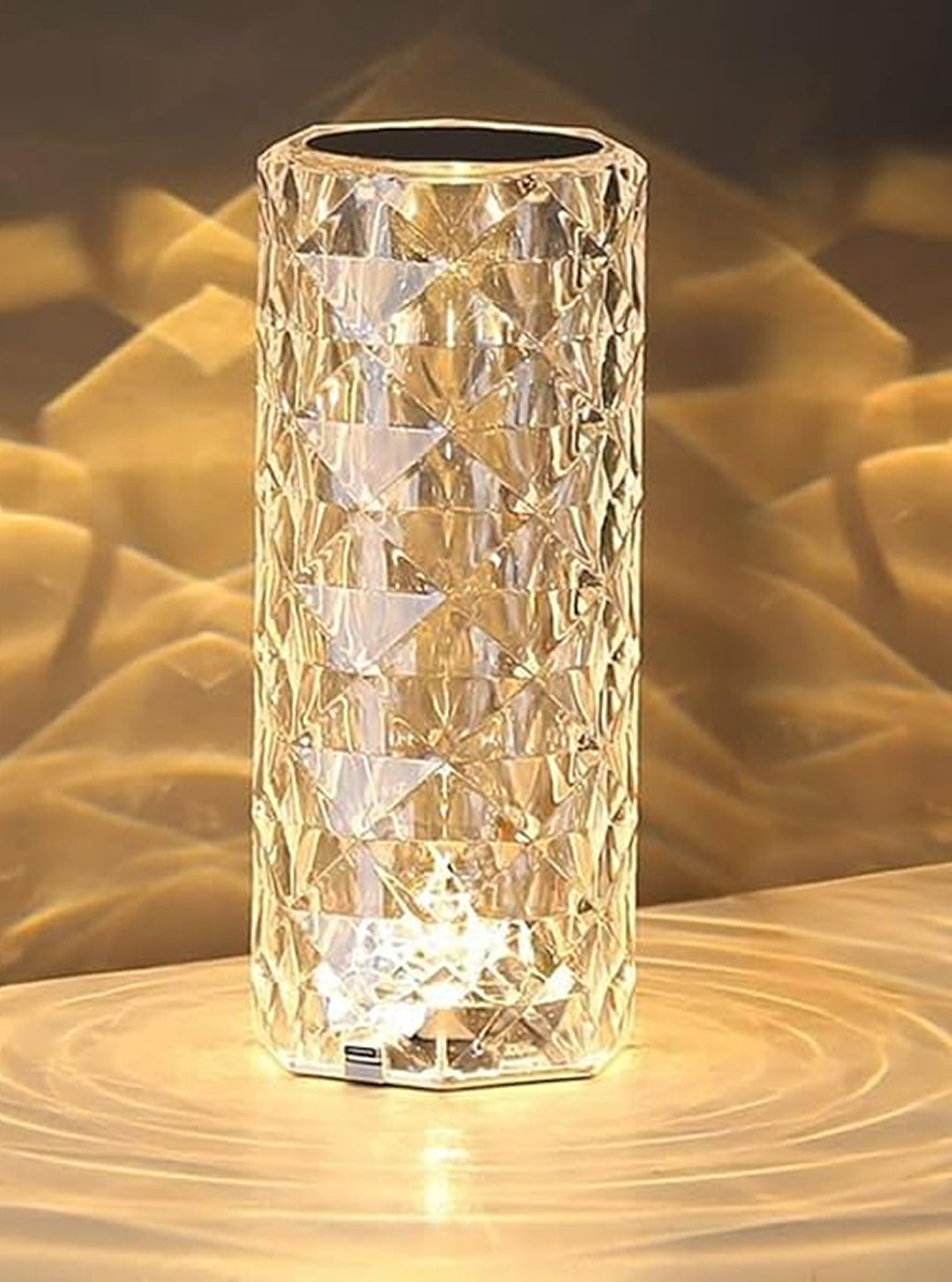 Crystal Touch LED Lamp – Rechargeable Table Light by Janorify!