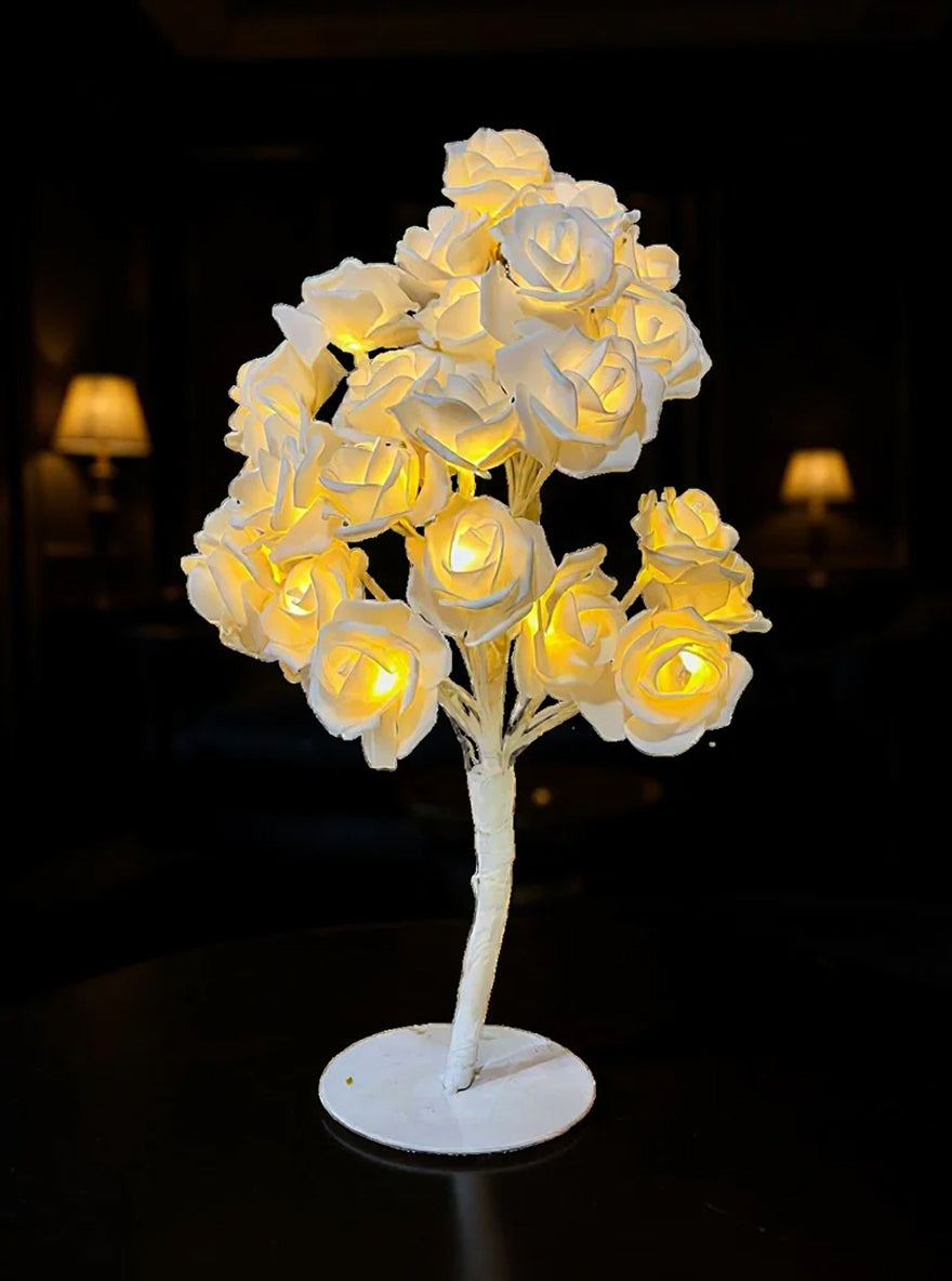 LED Rose Flower Tree Lamp – Decorative Gift by Janorify