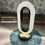 Oval Crystal Table Lamp – USB Rechargeable by Janorify - Image 9