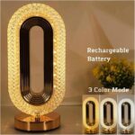 Oval Crystal Table Lamp – USB Rechargeable by Janorify - Image 8