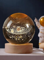 Rotating 3D Galaxy Crystal Ball with LED Light - Image 7