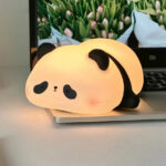 Cute Silicone LED Night Light USB Rechargeable Touch Control - Panda - Image 2