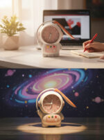 2-in-1 Astronaut Clock & Lamp - Image 5