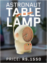 2-in-1 Astronaut Clock & Lamp