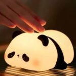 Cute Silicone LED Night Light USB Rechargeable Touch Control - Panda