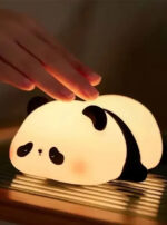 Cute Silicone LED Night Light USB Rechargeable Touch Control - Panda